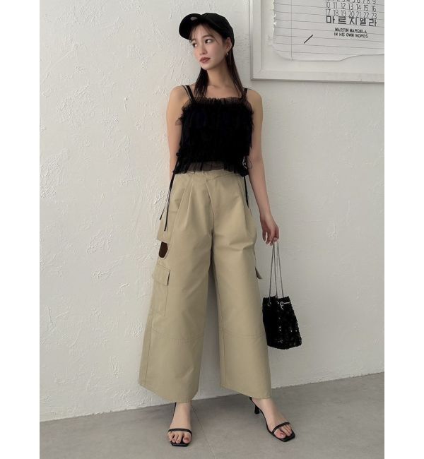 dazzlin「サイドオープンカーゴワイドパンツ」|その他|