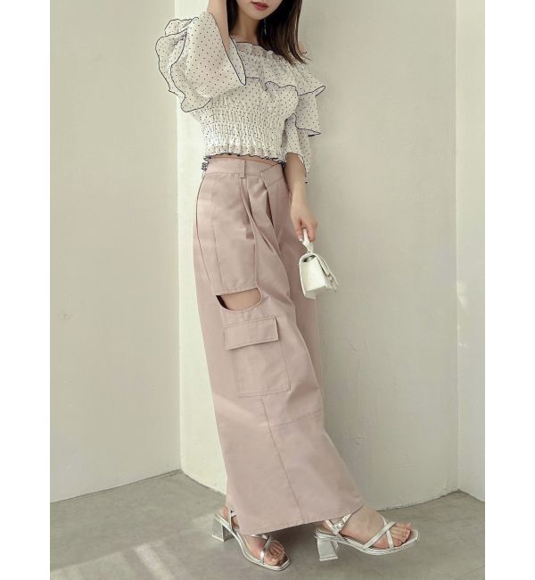 dazzlin「サイドオープンカーゴワイドパンツ」|その他|