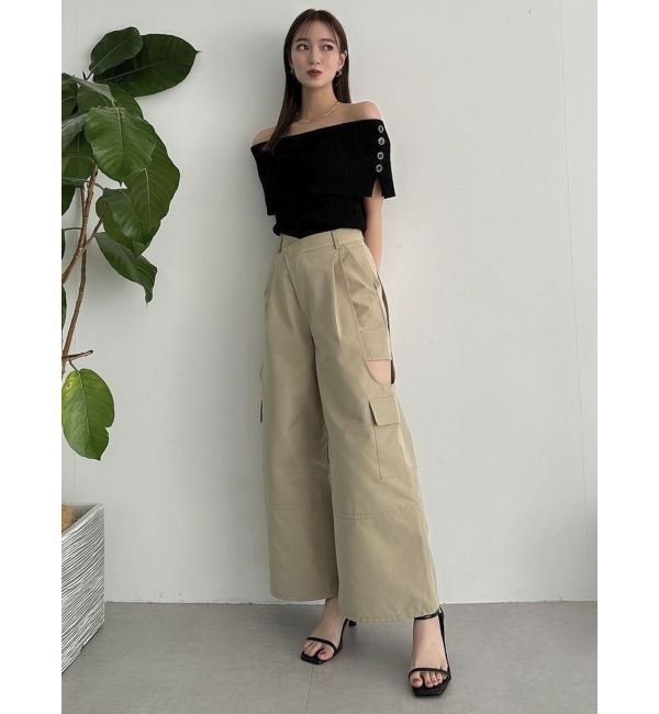 dazzlin「サイドオープンカーゴワイドパンツ」|その他|