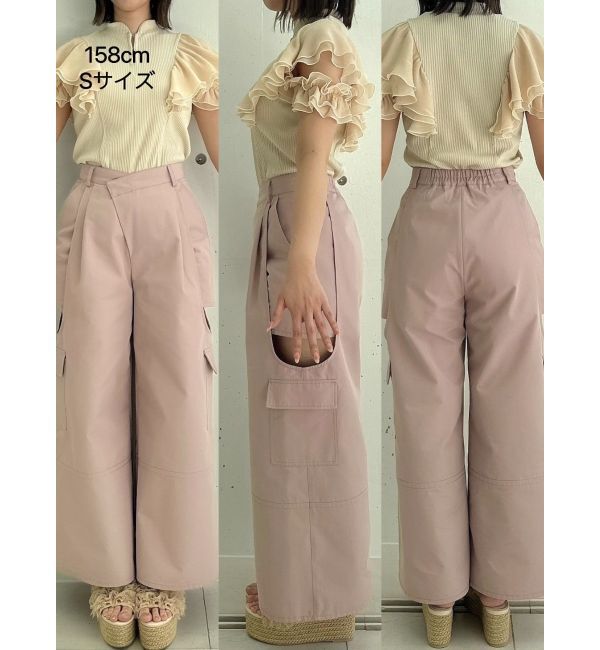 dazzlin「サイドオープンカーゴワイドパンツ」|その他|