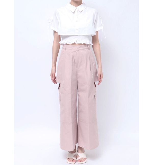 dazzlin「サイドオープンカーゴワイドパンツ」|その他|