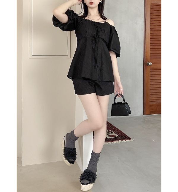 dazzlin「【SETUP】コンパクトジャカードショートパンツ※セットアップ対応」|その他|