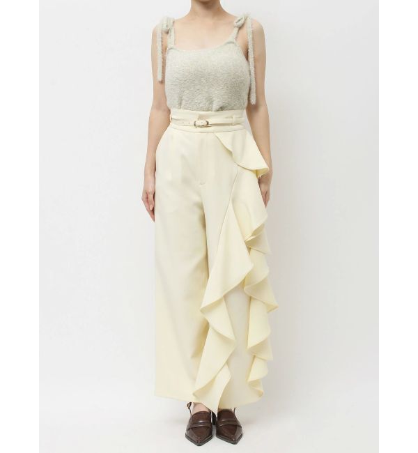 dazzlin「ビッグフリルアシメワイドパンツ」|その他|