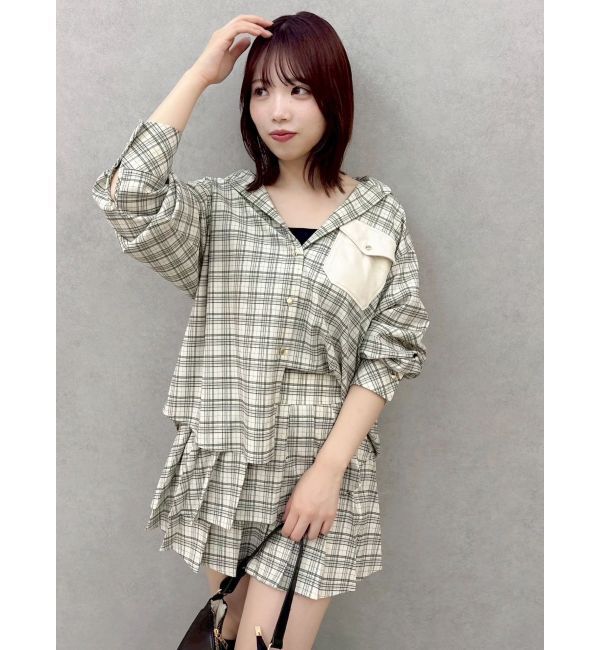 dazzlin「【セットアップ対応】チェックオーバーアソートシャツ」|シャツ・ブラウス|