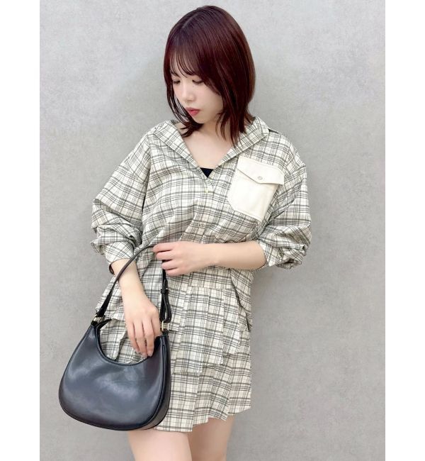 dazzlin「【セットアップ対応】チェックオーバーアソートシャツ」|シャツ・ブラウス|