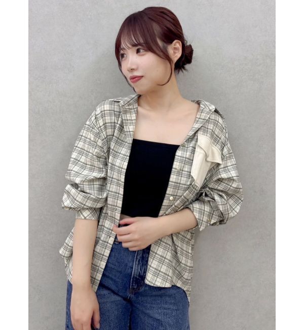 dazzlin「【セットアップ対応】チェックオーバーアソートシャツ」|シャツ・ブラウス|