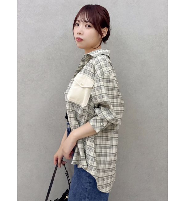 dazzlin「【セットアップ対応】チェックオーバーアソートシャツ」|シャツ・ブラウス|