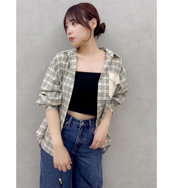 dazzlin「【セットアップ対応】チェックオーバーアソートシャツ」|シャツ・ブラウス|