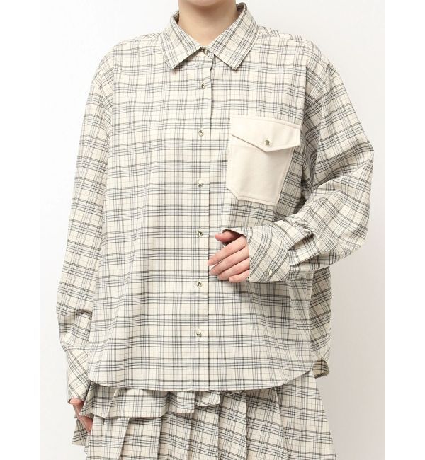 dazzlin「【セットアップ対応】チェックオーバーアソートシャツ」|シャツ・ブラウス|