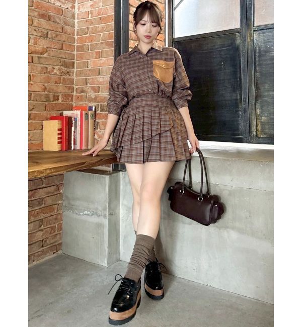 dazzlin「【セットアップ対応】チェックオーバーアソートシャツ」|シャツ・ブラウス|