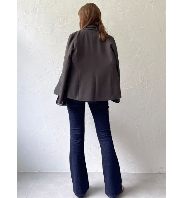 dazzlin「【吉田朱里】メイクアップフレアデニムパンツ」|デニム|