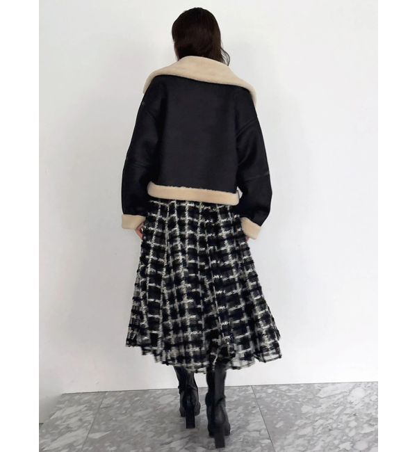 dazzlin「ビッグカラームートンブルゾン」|ブルゾン・スタジャン|