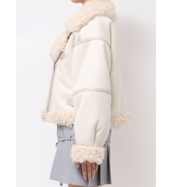 dazzlin「ビッグカラームートンブルゾン」|ブルゾン・スタジャン|