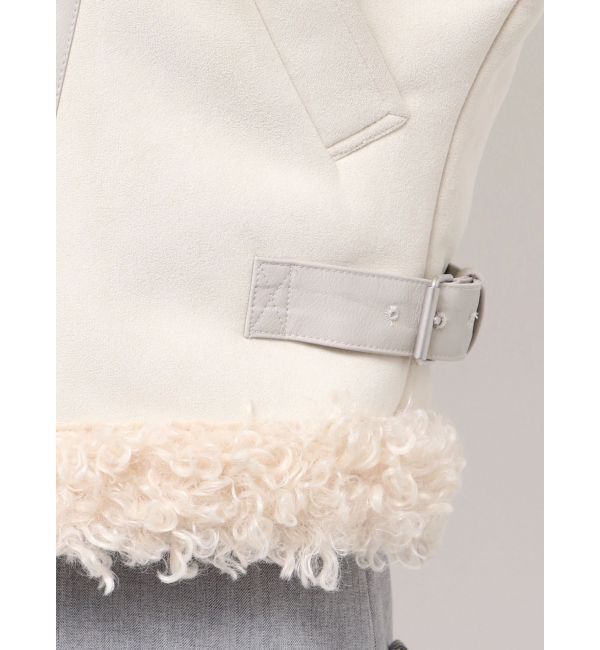 dazzlin「ビッグカラームートンブルゾン」|ブルゾン・スタジャン|