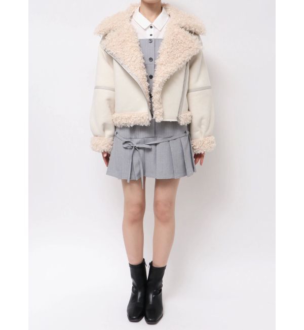 dazzlin「ビッグカラームートンブルゾン」|ブルゾン・スタジャン|