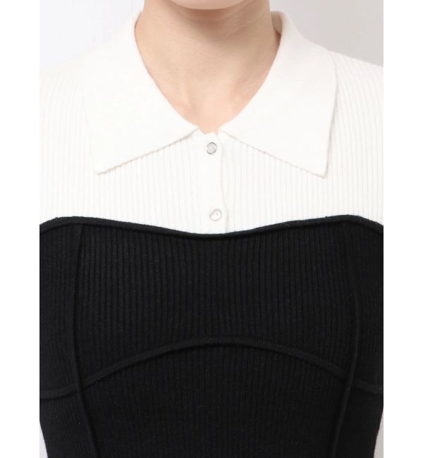 dazzlin「ラメビスチェラインニットトップス」|ニット・セーター|