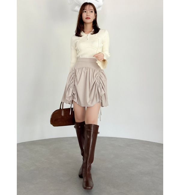 dazzlin「ラメビスチェラインニットトップス」|ニット・セーター|