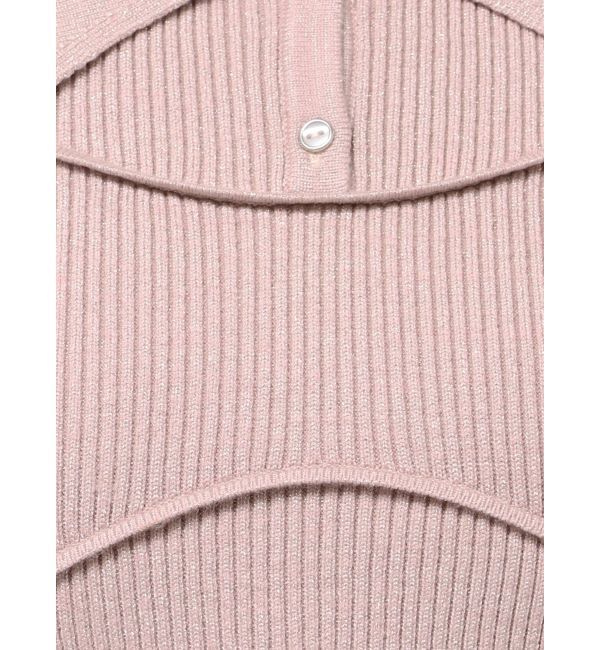 dazzlin「ラメビスチェラインニットトップス」|ニット・セーター|