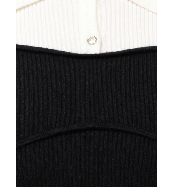 dazzlin「ラメビスチェラインニットトップス」|ニット・セーター|