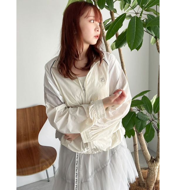 dazzlin「【FILA別注】バイカラースイッチングミドルブルゾン」|ブルゾン・スタジャン|