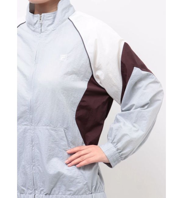 dazzlin「【FILA別注】バイカラースイッチングミドルブルゾン」|ブルゾン・スタジャン|