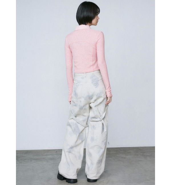 EMODA「カーゴベルトルーズジーンズ」|デニム|