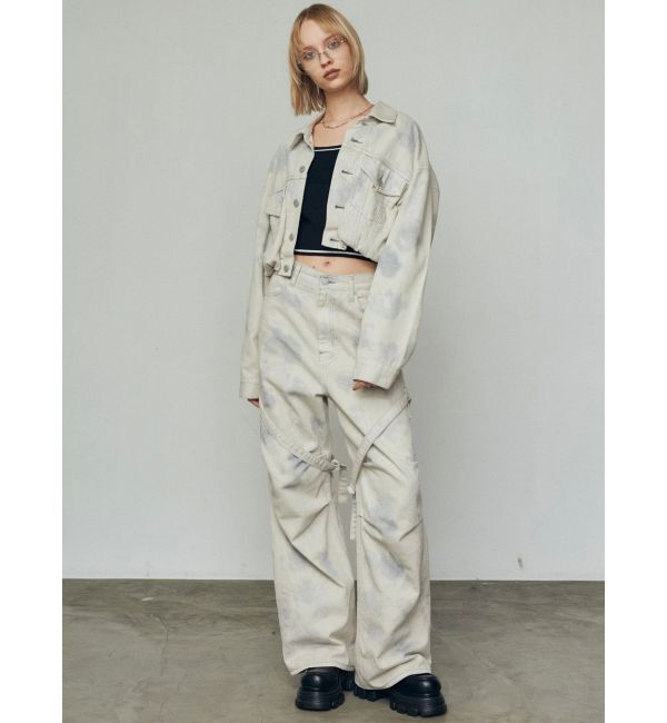 EMODA「カーゴベルトルーズジーンズ」|デニム|