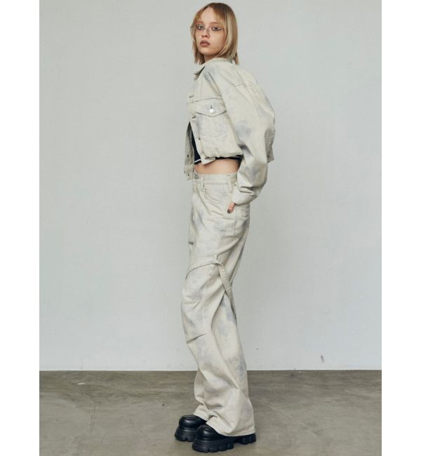 EMODA「カーゴベルトルーズジーンズ」|デニム|