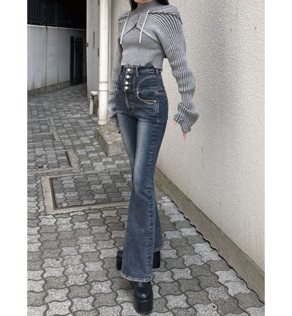 EMODA「フードペアニット」|ニット・セーター|