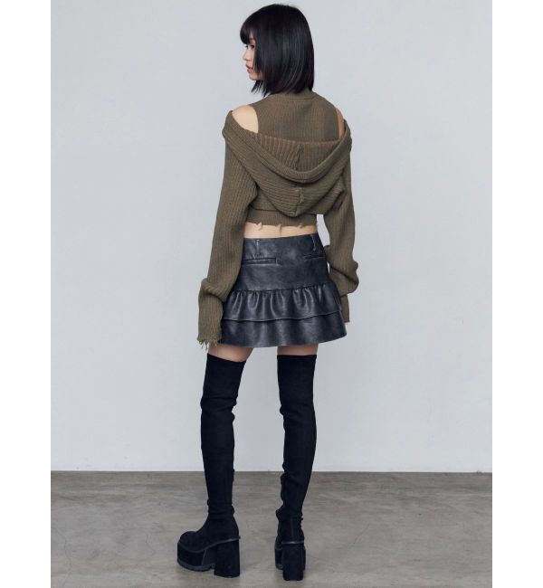 EMODA「フードペアニット」|ニット・セーター|