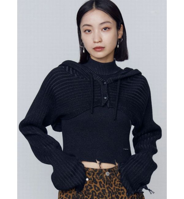 EMODA「フードペアニット」|ニット・セーター|