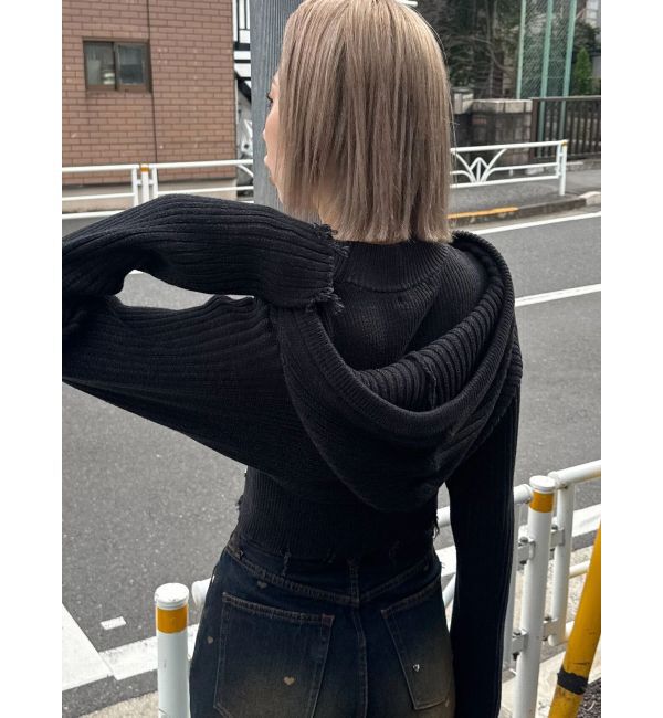 EMODA「フードペアニット」|ニット・セーター|