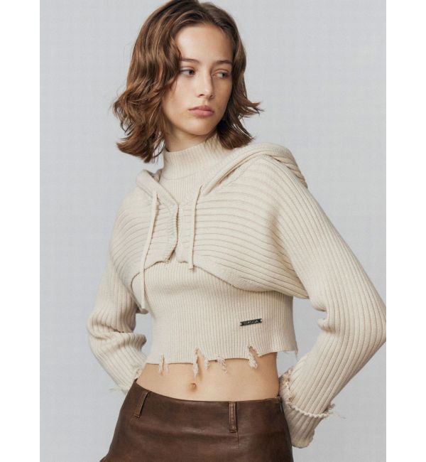 EMODA「フードペアニット」|ニット・セーター|