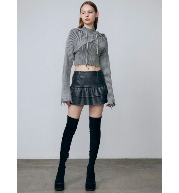 EMODA「フードペアニット」|ニット・セーター|