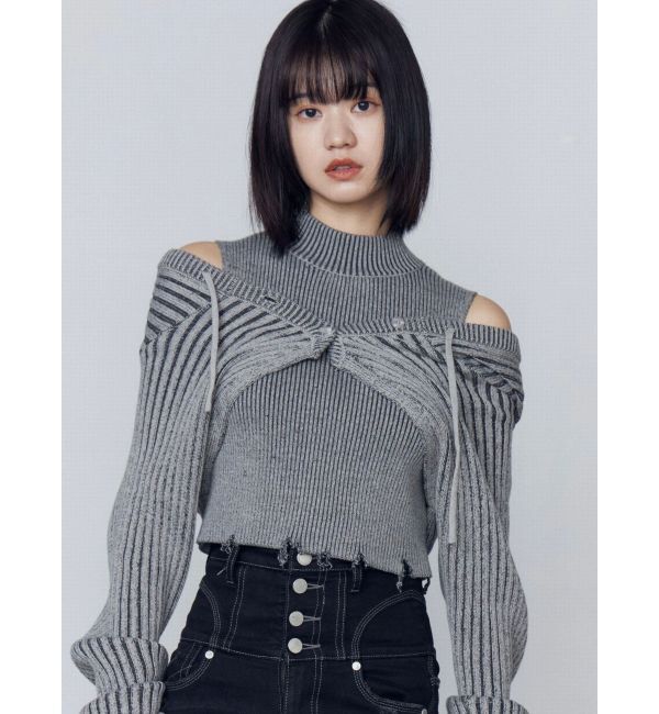 EMODA「フードペアニット」|ニット・セーター|