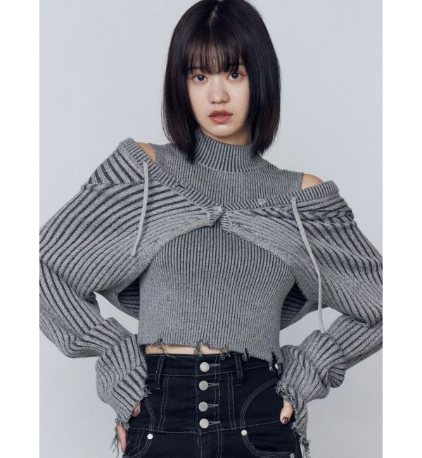 EMODA「フードペアニット」|ニット・セーター|