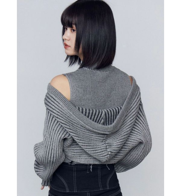 EMODA「フードペアニット」|ニット・セーター|