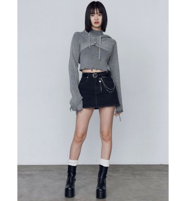 EMODA「フードペアニット」|ニット・セーター|