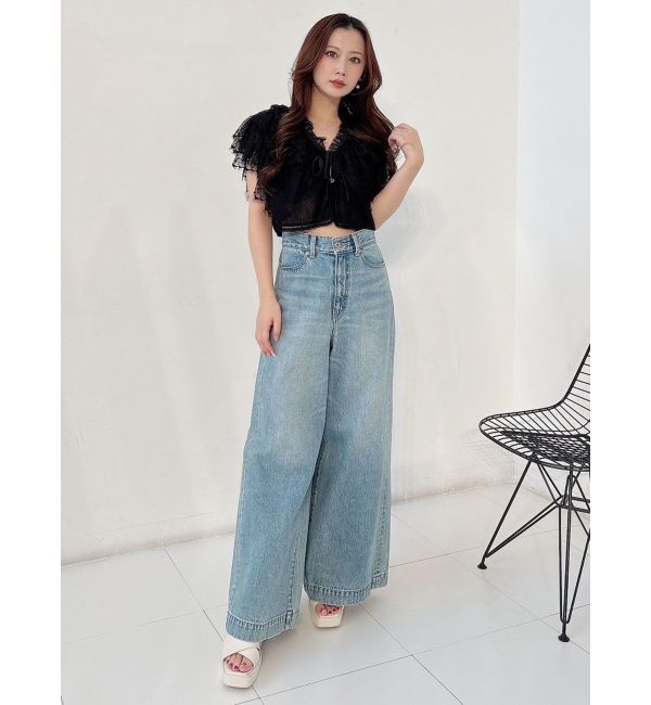 MERCURYDUO「レースクロップドブラウス」|シャツ・ブラウス|