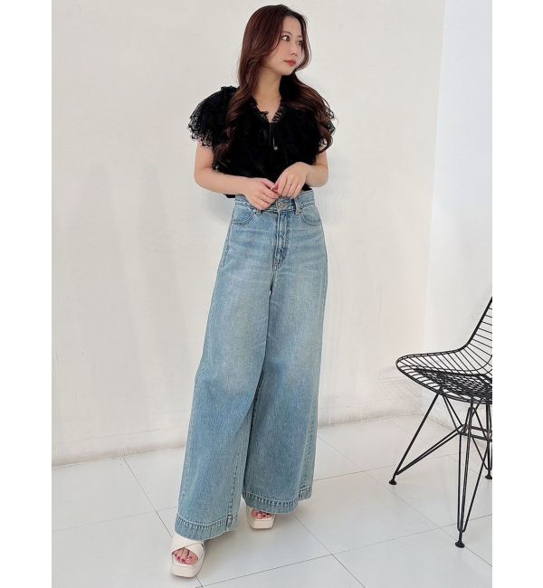 MERCURYDUO「レースクロップドブラウス」|シャツ・ブラウス|