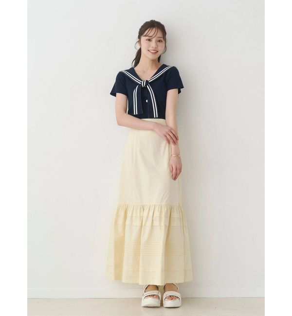 MERCURYDUO「セーラーカラーニット」|ニット・セーター|