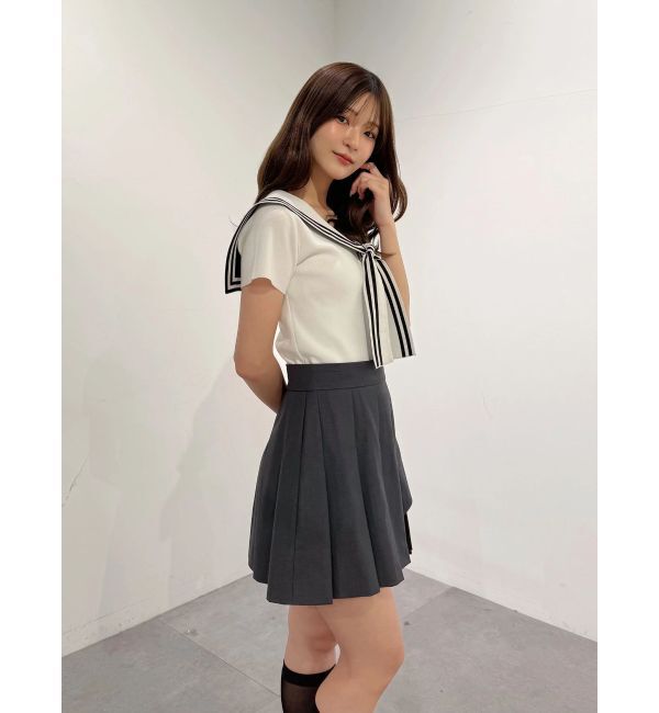 MERCURYDUO「セーラーカラーニット」|ニット・セーター|