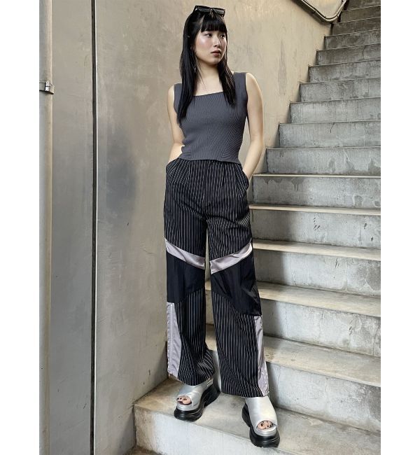 MURUA「バックオープンリブコルセットニット」|ニット・セーター|