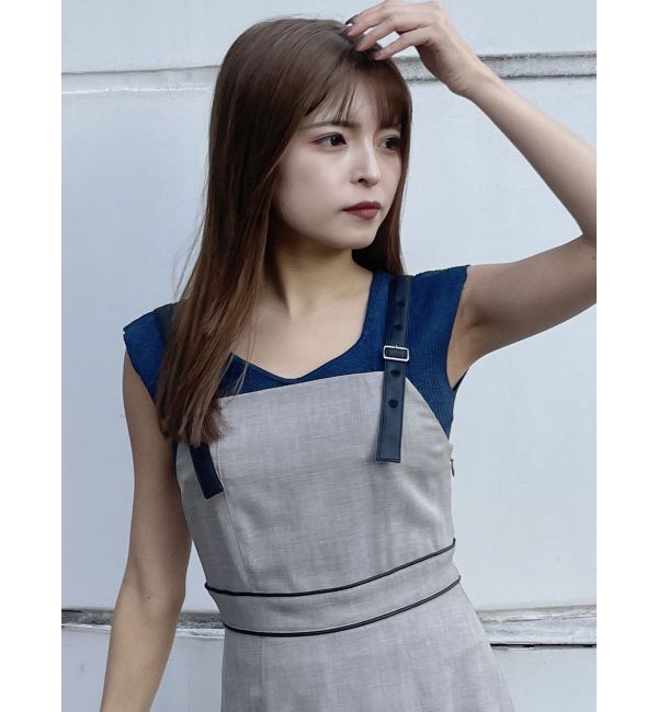 MURUA「バックオープンリブコルセットニット」|ニット・セーター|