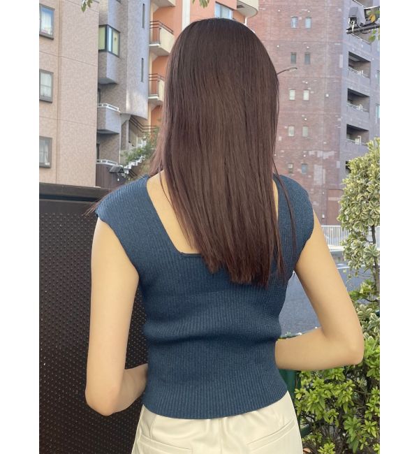 MURUA「バックオープンリブコルセットニット」|ニット・セーター|