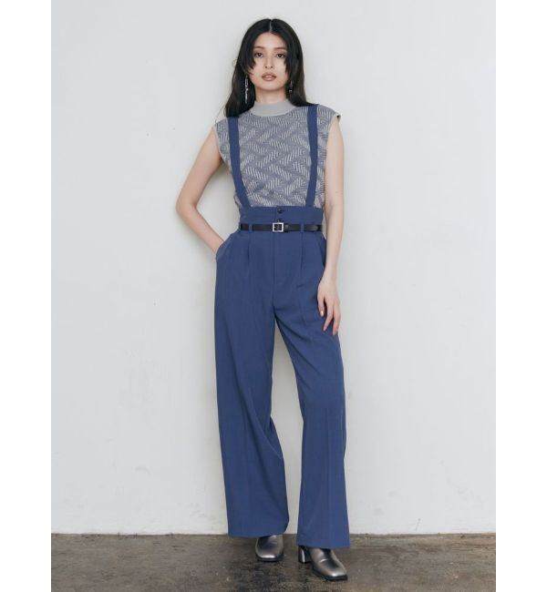 MURUA「フェイクレザーベルトサスペンダーパンツ【セット販売対象】」|その他|