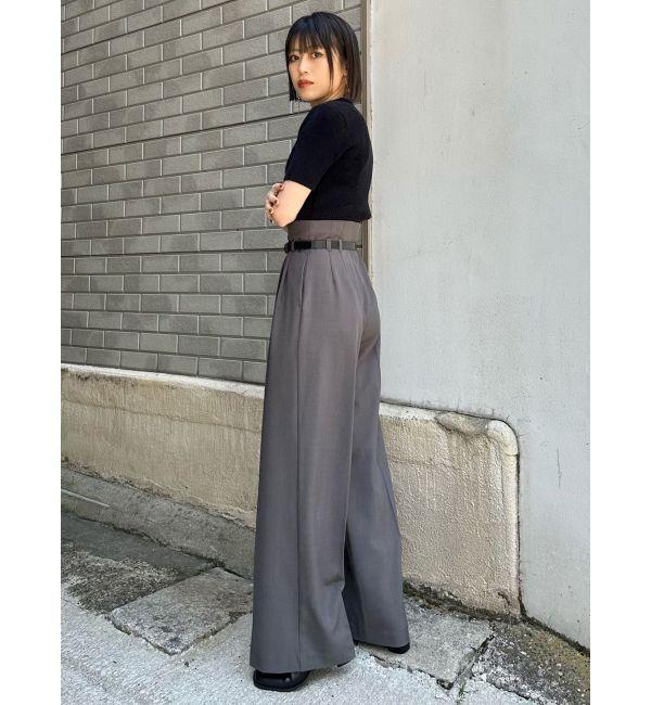 MURUA「フェイクレザーベルトサスペンダーパンツ【セット販売対象】」|その他|