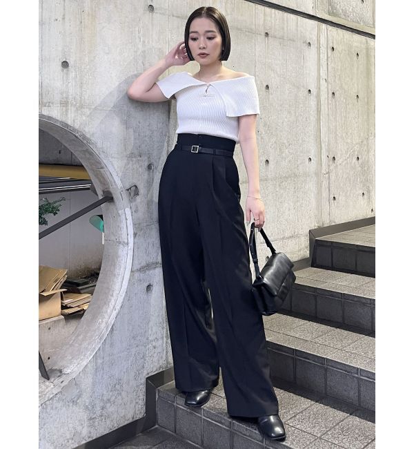 MURUA「フェイクレザーベルトサスペンダーパンツ【セット販売対象】」|その他|