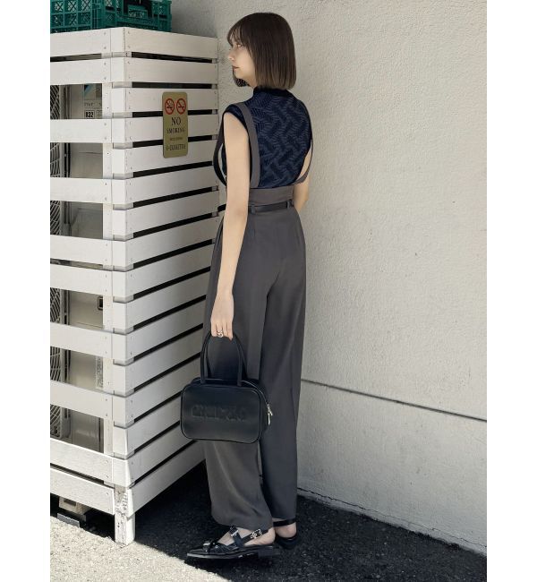 MURUA「フェイクレザーベルトサスペンダーパンツ【セット販売対象】」|その他|