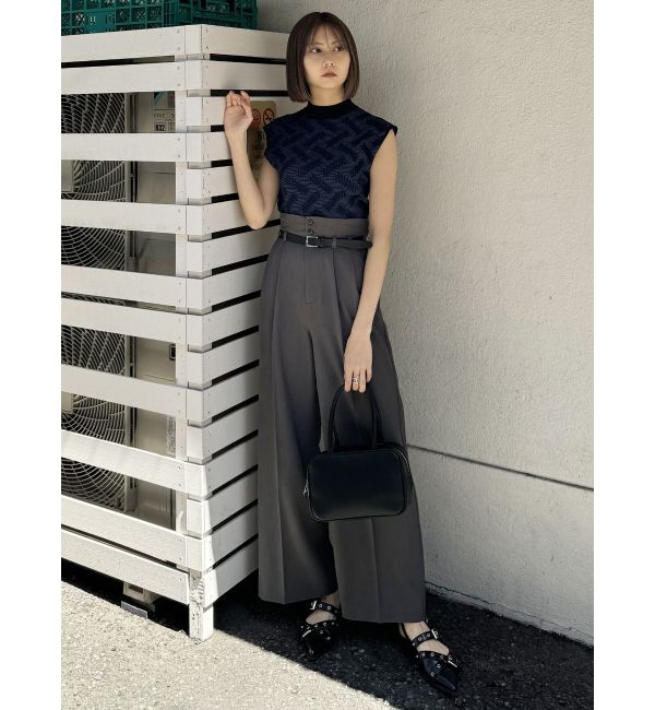 MURUA「フェイクレザーベルトサスペンダーパンツ【セット販売対象】」|その他|